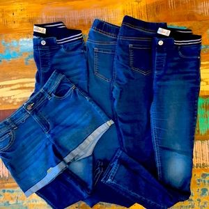 Large Jean Jegging & Short Lot - Size Girls 16